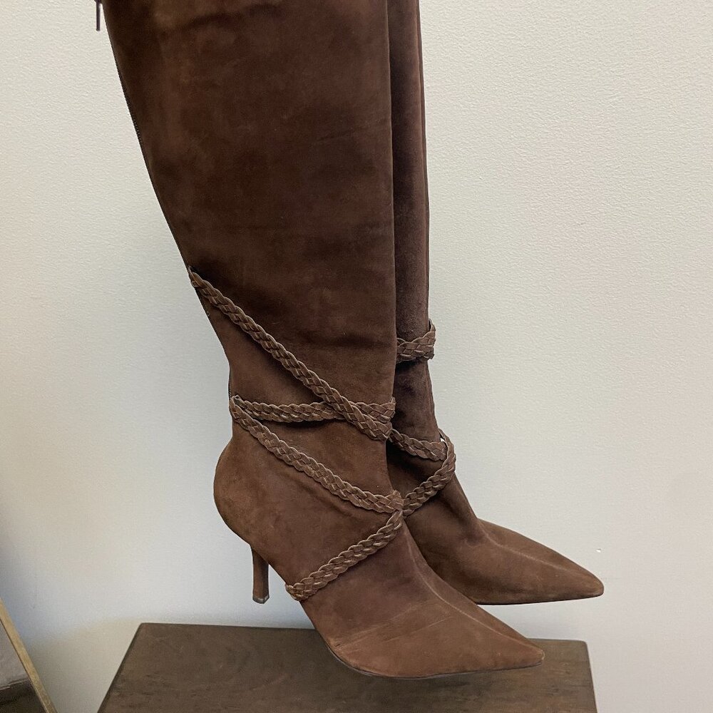 Marc Fisher suede knee high boots